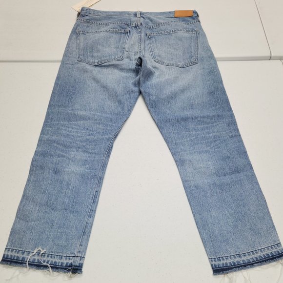 NEW $200 Women's C of H EMERSON Crop Slim Boyfriend Selvedge Blue Jeans size 25 - Picture 2 of 8
